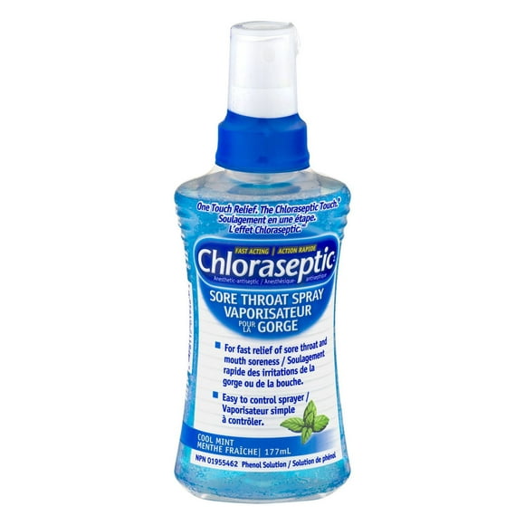 Vaporisateur pour la gorge Chloraseptic à la menthe fraîche 177 ml